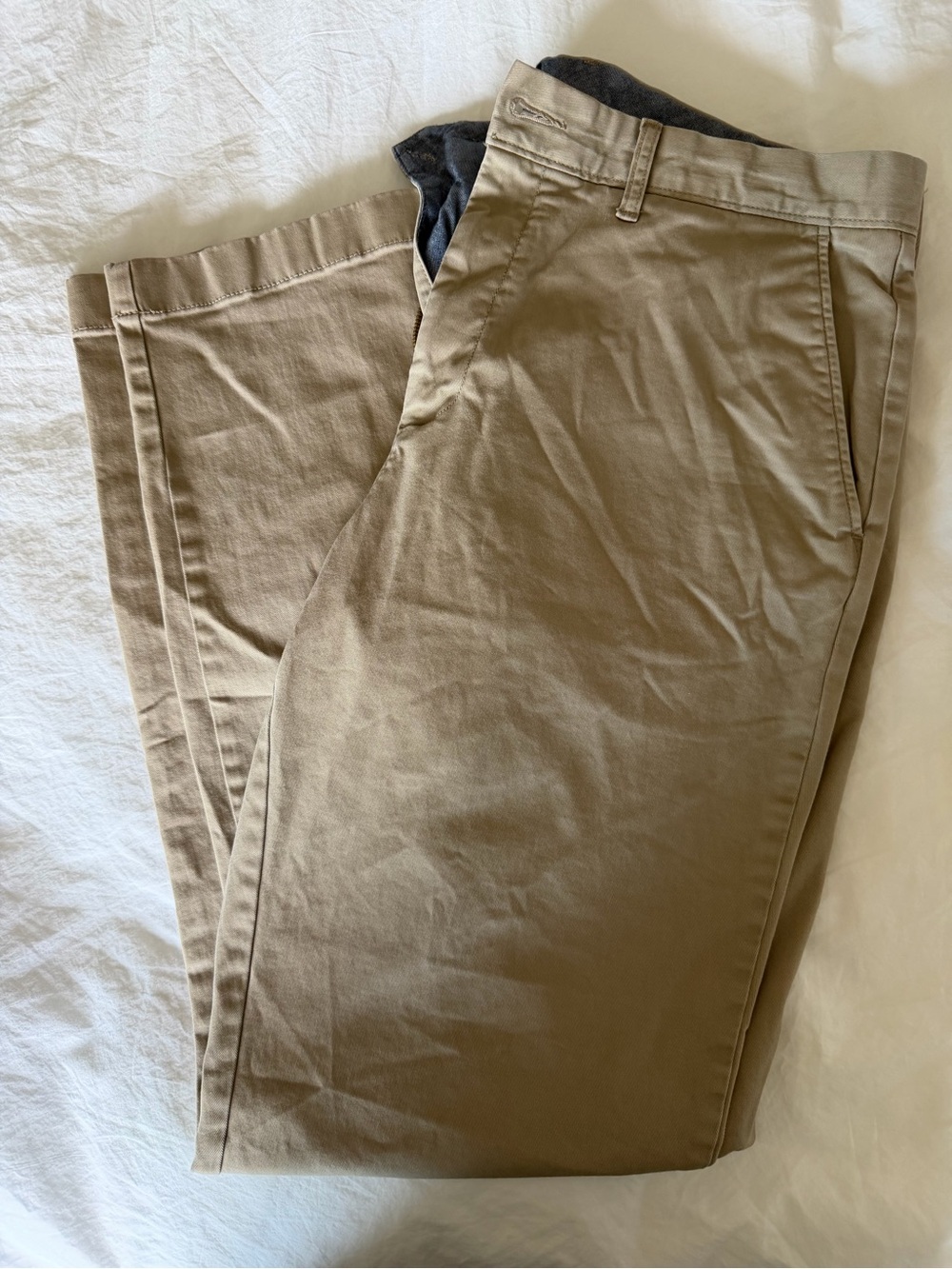 J.Crew Men’s Khaki Chino Pants Tan 35x32 100% Cotton